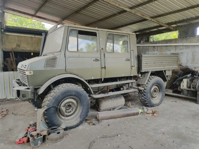 Unimog dobel kabin